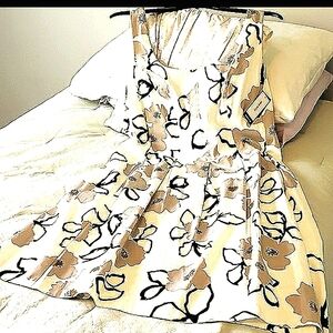 Never worn! Perfect Day dress. scoop neck, tea length. Nine West Size 12